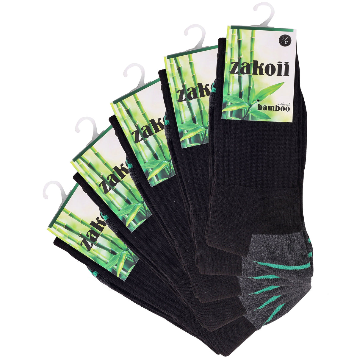 Men's Bamboo Sport Crew Socks (ZM-208070)