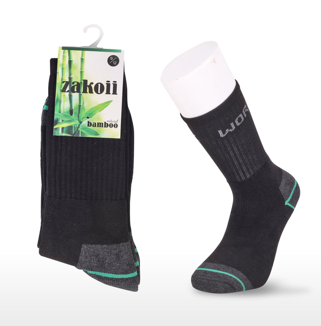Men's Bamboo Sport Crew Socks (ZM-208070)