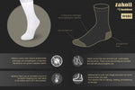 Women’s Quarter Length Bamboo Socks (ZW-608000)