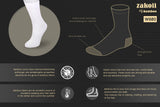 Women’s Quarter Length Bamboo Socks (ZW-608000)